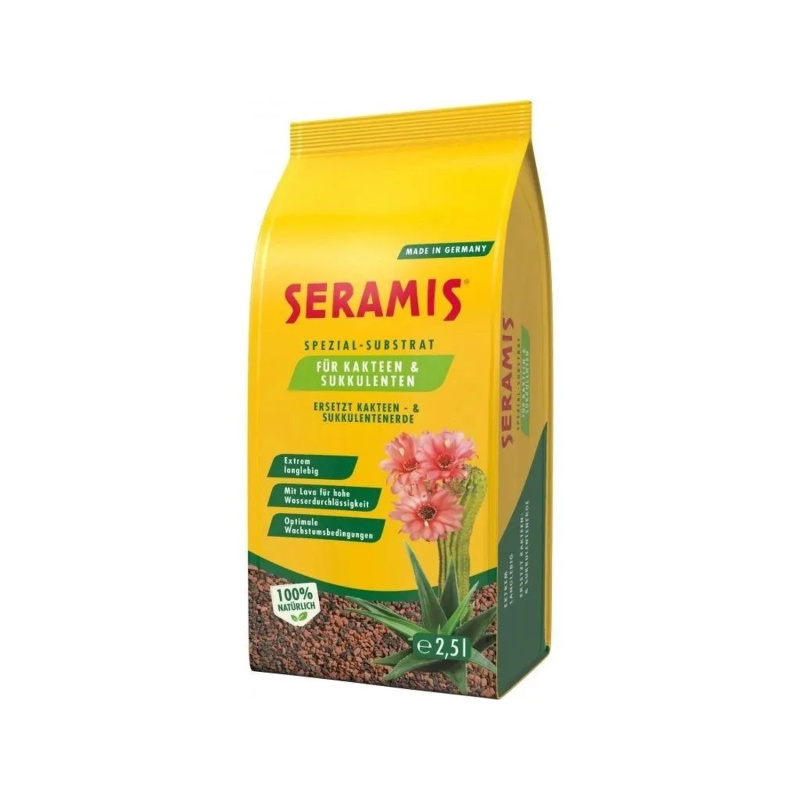 SERAMIS Speciální substrát pro kaktusy a sukulenty 2,5 l