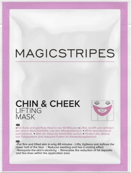 MAGICSTRIPES Liftingová maska na bradu a tváře (Chin & Cheek Lifting Mask) 1 ks
