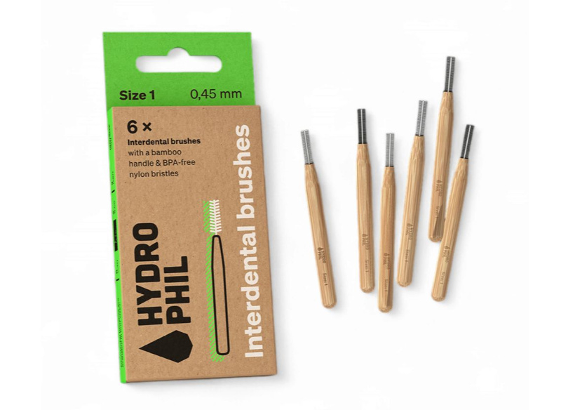 Hydrophil Bambusový mezizubní kartáček 0,45 mm, 6 ks