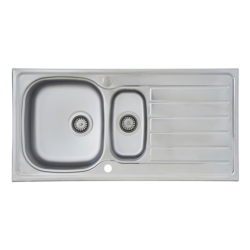 Respekta Nerezový dřez Dallas 100 x 50 cm