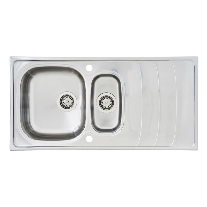 Respekta Nerezový dřez Miami 100 x 50 cm