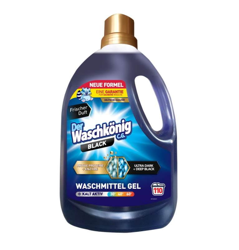 Waschkönig prací gel na černé prádlo Black, 110 praní, 3,305 l