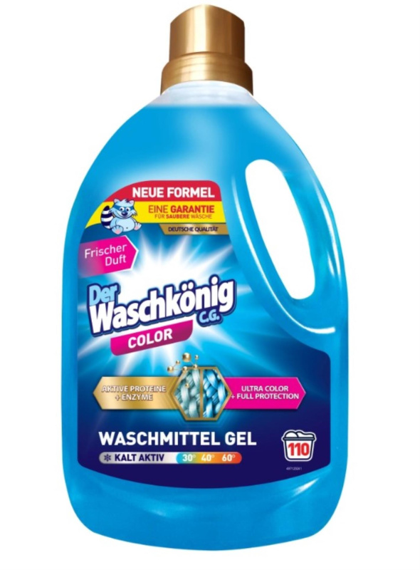 Waschkönig Color prací gel, 110 praní, 3,305 l