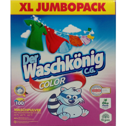 Der Waschkönig Color Prací prášek 6 kg 100 dávek