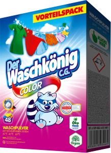 Der Waschkönig Color Prací prášek 2,88 kg 48 dávek