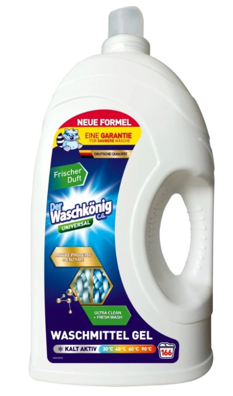 Washkönig Der Waschkonig prací gel 5l 166PD Universal