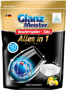 Glanz Meister Geschirrspüler Ultimate Alles in 1 tablety do myčky