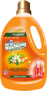 WaschKönig prací gel Universal Orange Spanien - 110 dávek 3,305 L