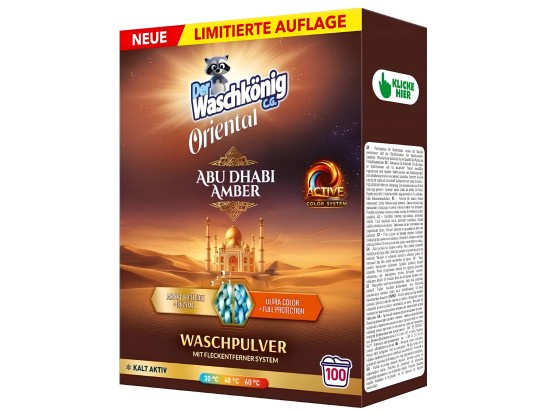 WASCHKÖNIG 100 DÁVEK COLOR BOX ORIENTAL 6 KG NEW