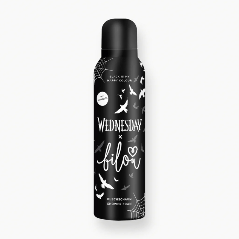 BILOU x Wednesday Sprchová pěna - Black Is My Happy Colour
