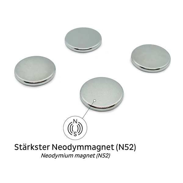 Magnetická podložka Silwy POWER, sada 4 kusů Varianta: Bílá