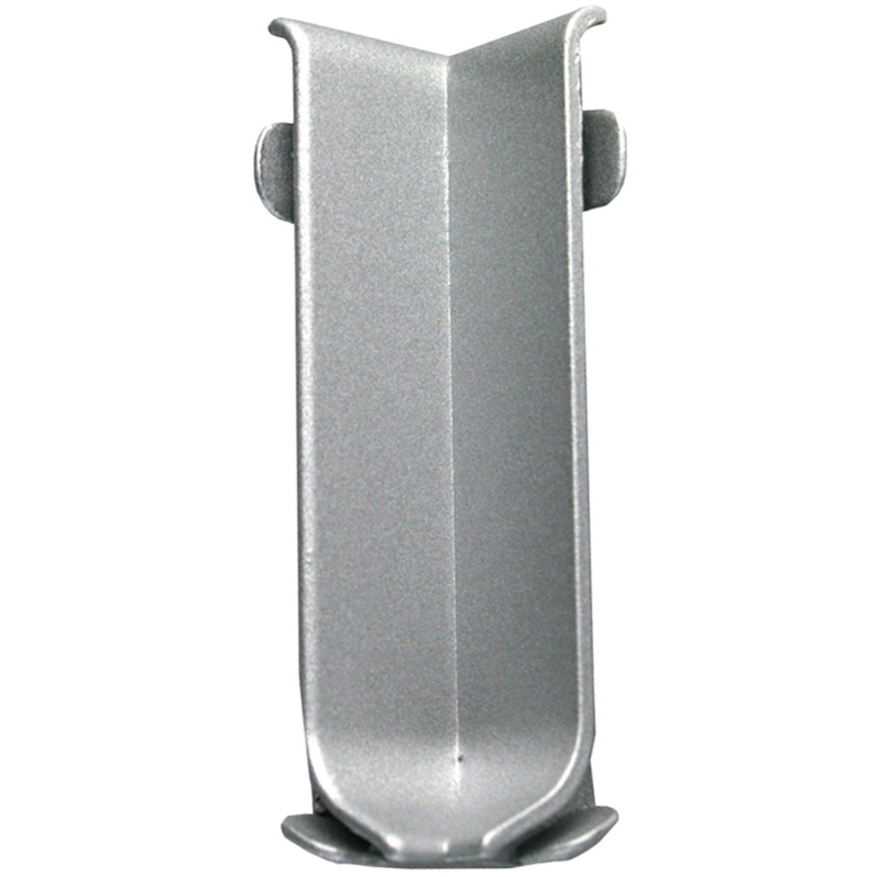 Fuchs Design Hliníkový sokl - vnitřní roh, stříbrný matný, 8 cm
