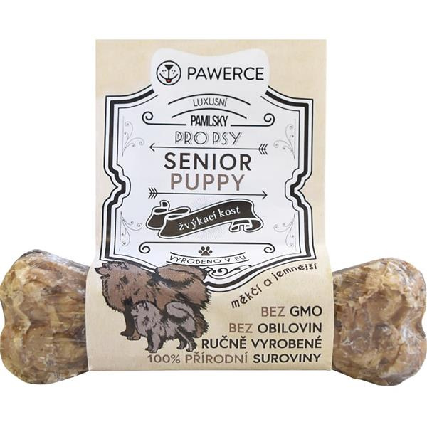 Chilaboo & Pawerce žvýkací kost plněná SENIOR 10cm