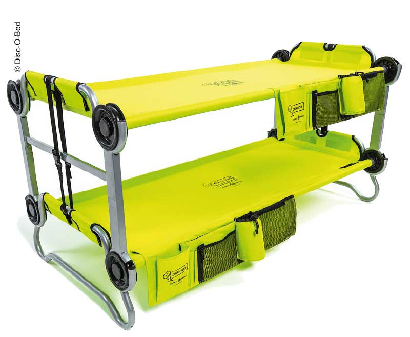 Dětská patrová postel Kids-O-Bunk limetkově zelená, na lůžko max. 91 kg