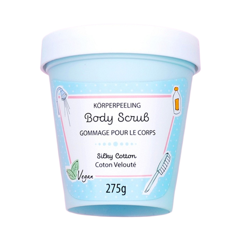 BADEFEE Tělový peeling Silky Cotton 275 g