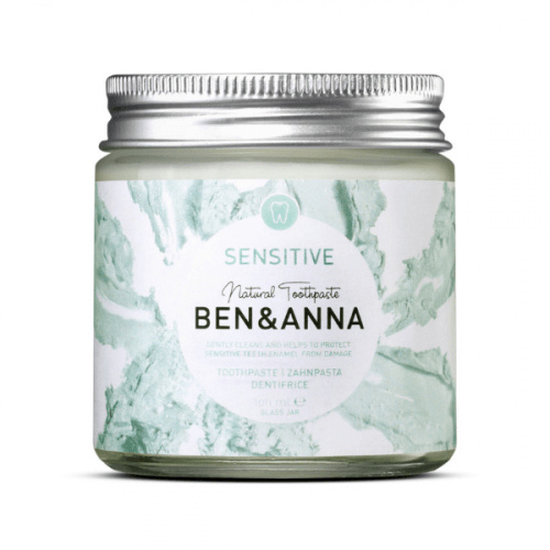 Ben & Anna Zubní pasta pro citlivé zuby Sensitive - bez obsahu fluoridu, 100 ml