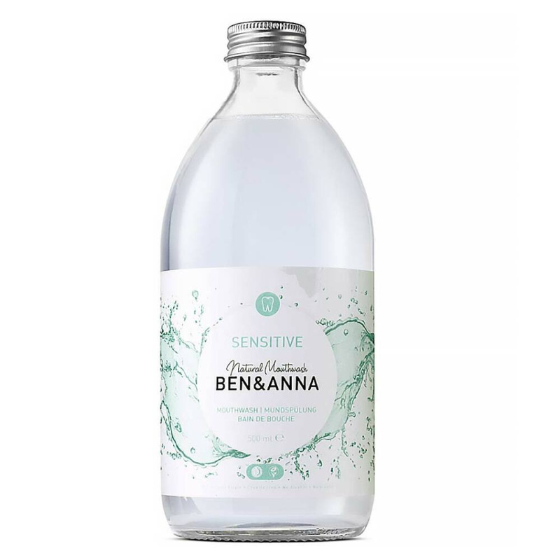 Ben & Anna Ústní voda pro citlivé zuby Sensitive, 500 ml