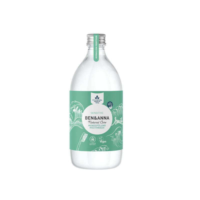 Ben & Anna Ústní voda pro citlivé zuby Sensitive, 500 ml