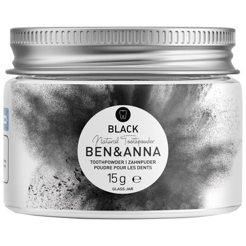 Ben & Anna Black čistící prášek na zuby