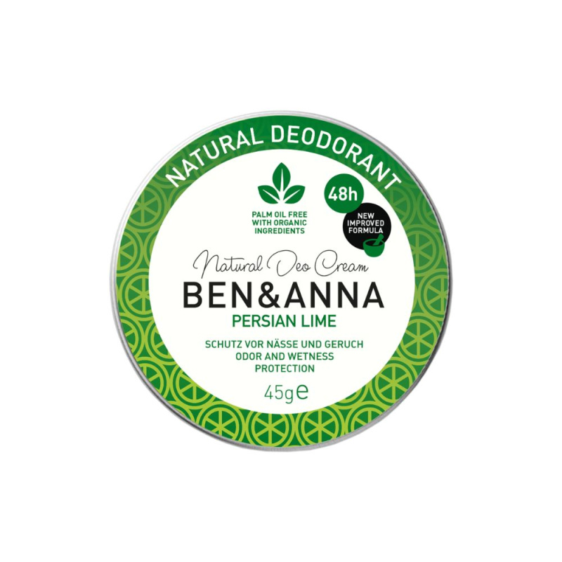 Ben & Anna Krémový deodorant Perská limetka, 45 g