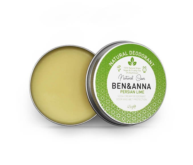 Ben & Anna Krémový deodorant Perská limetka, 45 g