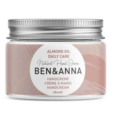 Ben & Anna Krém na ruce s mandlovým olejem - denní péče, 30 g