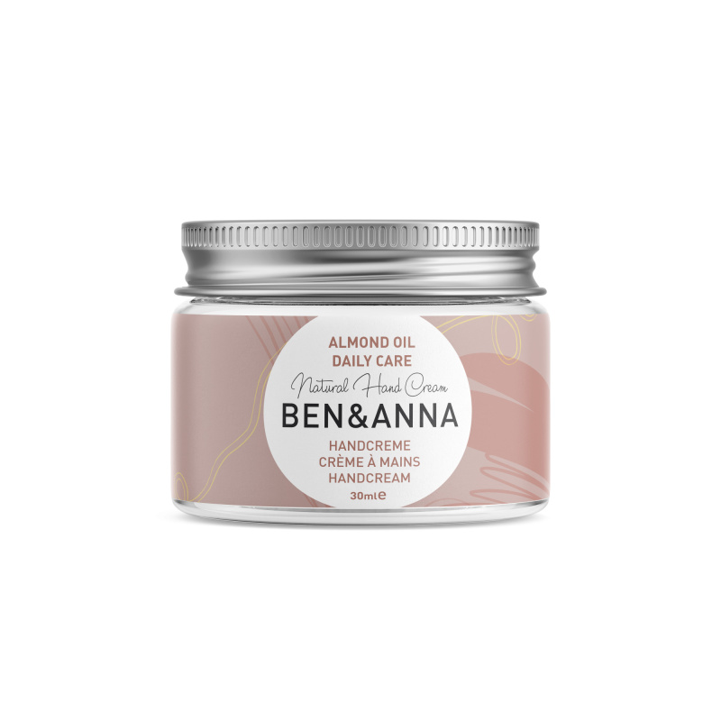 Ben & Anna Krém na ruce s mandlovým olejem - denní péče, 30 g