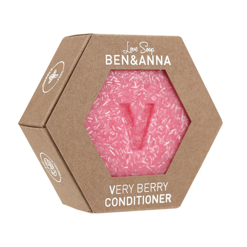 Ben & Anna Tuhý kondicionér pro ochranu a lesk - Lesní plody, 60 g