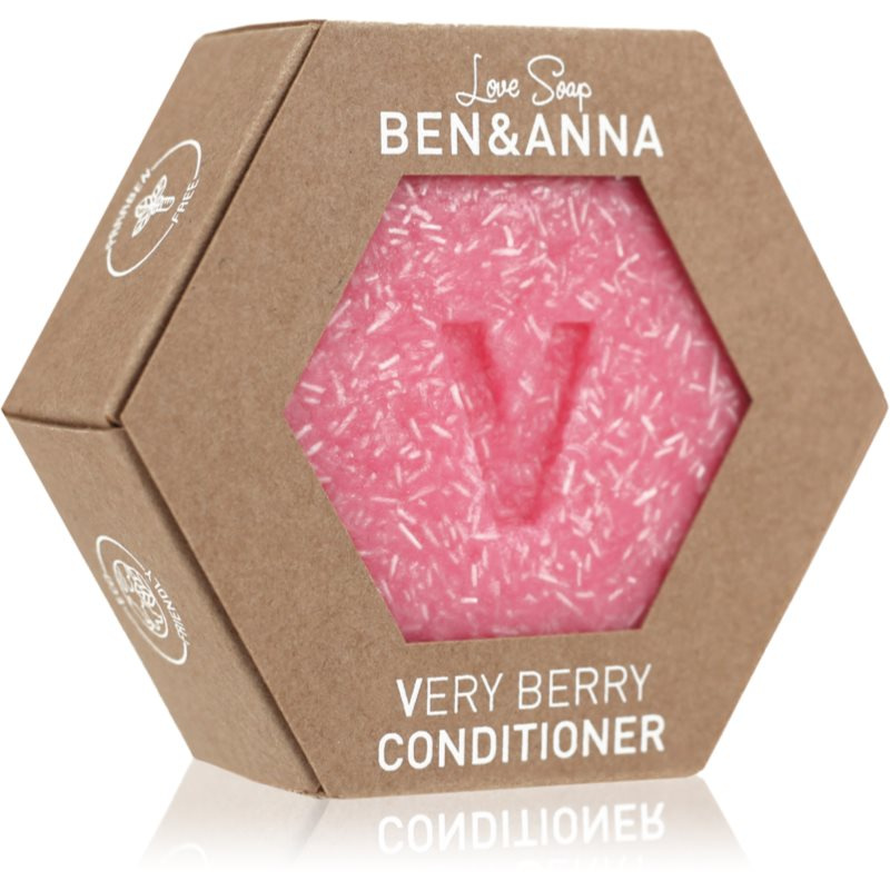 Ben & Anna Tuhý kondicionér pro ochranu a lesk - Lesní plody, 60 g