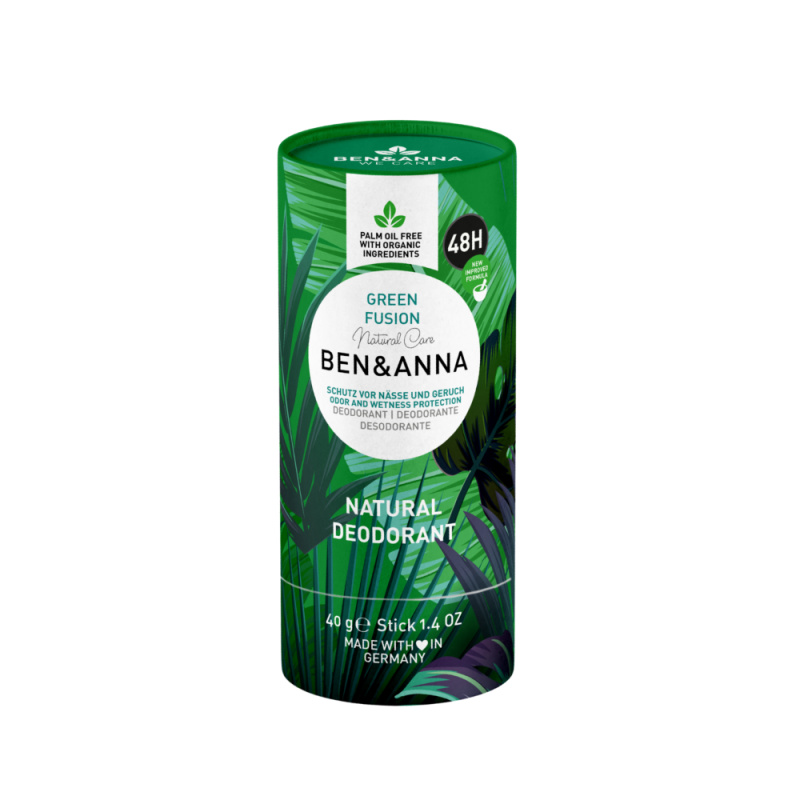 Ben & Anna Tuhý deodorant - Zelený čaj, 40 g