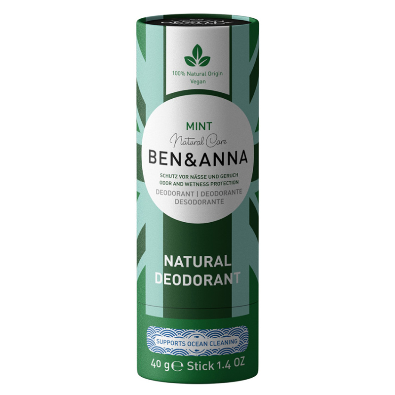 Ben & Anna Tuhý deodorant - Máta, 40 g