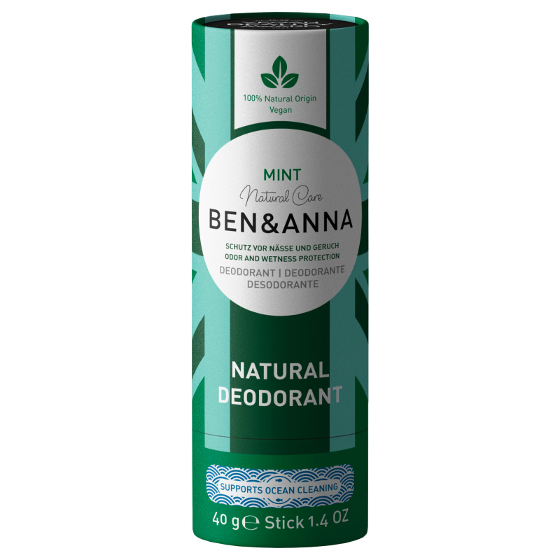 Ben & Anna Tuhý deodorant - Máta, 40 g