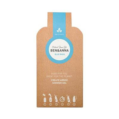 Ben & Anna Sprchový gel v prášku Blue Basil - s vůní eukalyptu, 2x20 g