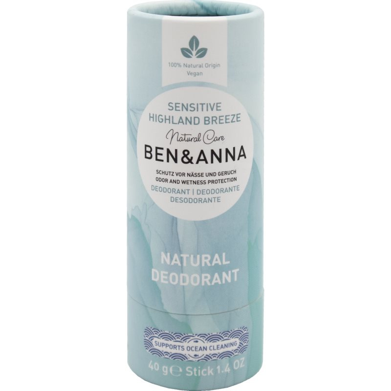 Ben & Anna Tuhý deodorant Sensitive - Horský vánek, 40 g