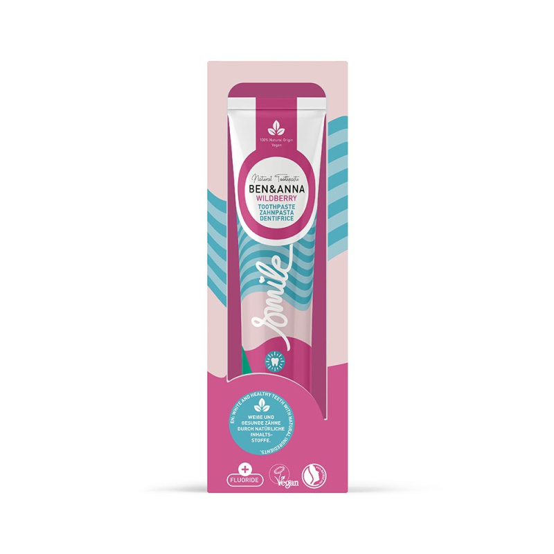 BEN&ANNA Toothpaste Wild Berry přírodní zubní pasta 75 ml