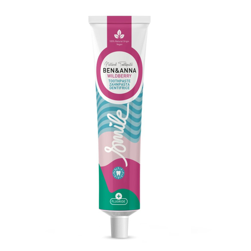 BEN&ANNA Toothpaste Wild Berry přírodní zubní pasta 75 ml