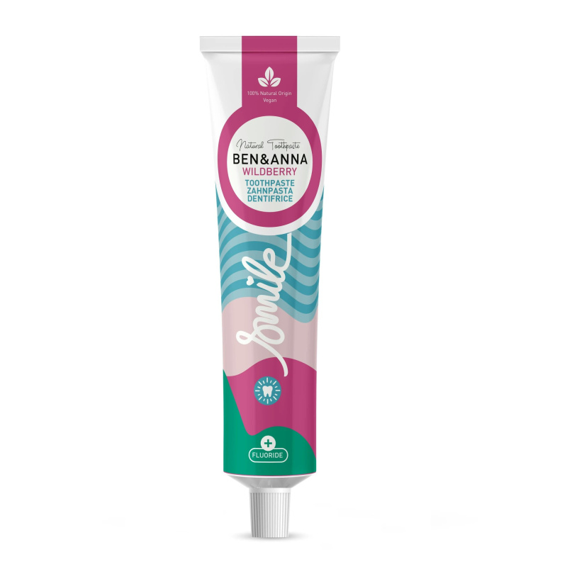 BEN&ANNA Toothpaste Wild Berry přírodní zubní pasta 75 ml