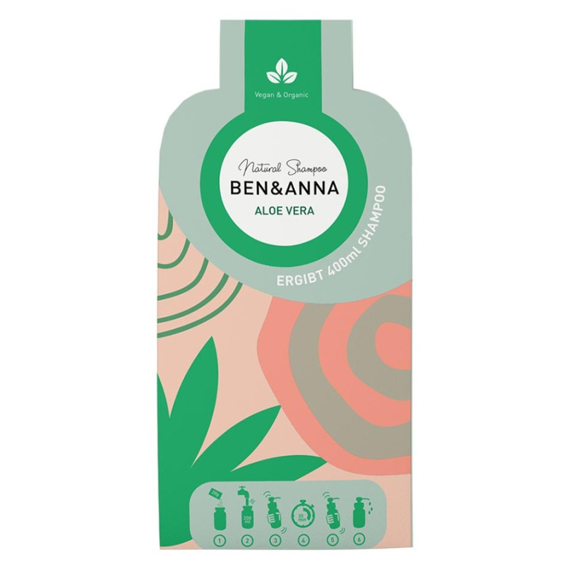 Ben & Anna Šampon v prášku Aloe vera - pro citlivou pokožku hlavy, 2×20 g