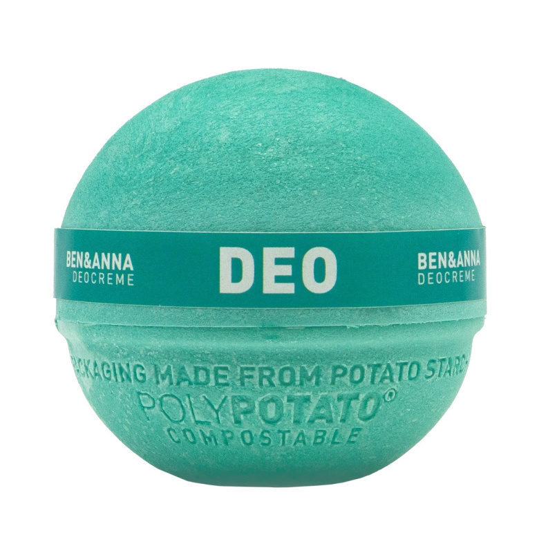 Ben & Anna Krémový deodorant Green Balance - bez jedlé sody, kompostovatelná dóza, 40 g