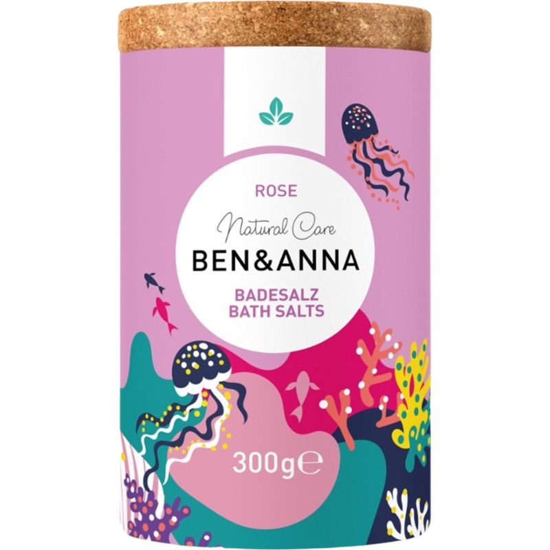 Ben & Anna Sůl do koupele Růže 300 g