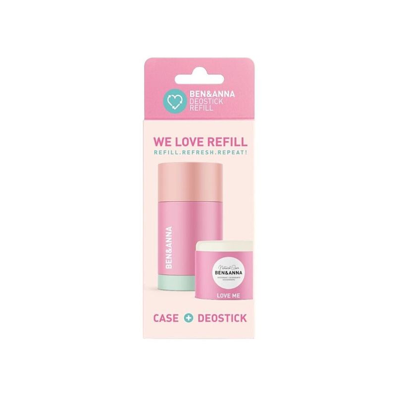 Ben & Anna Deodorant Refill Stick + Case Love Me 40 g