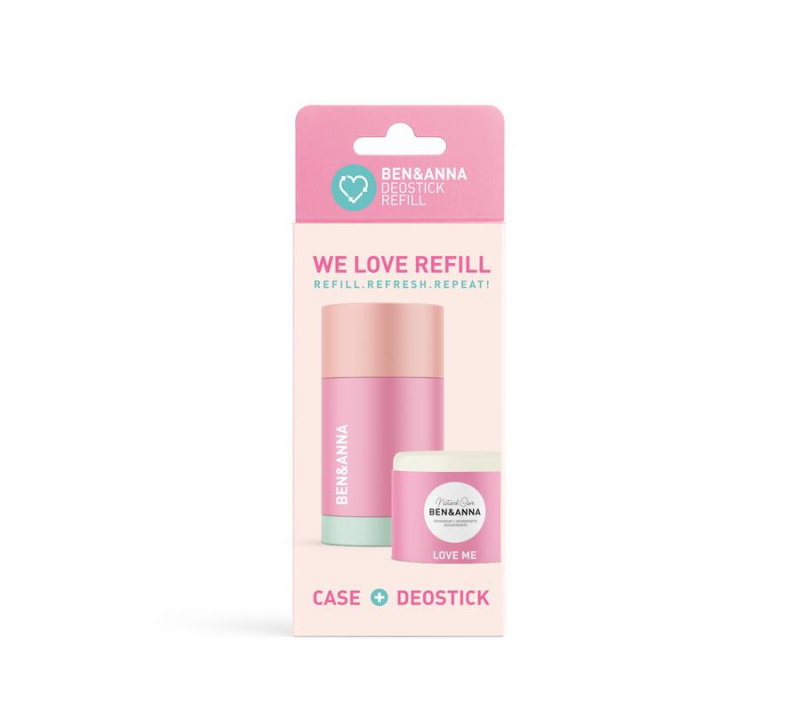 Ben & Anna Deodorant Refill Stick + Case Love Me 40 g