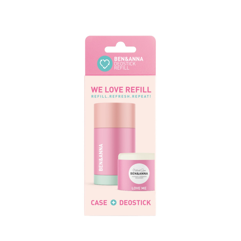 Ben & Anna Deodorant Refill Stick + Case Love Me 40 g