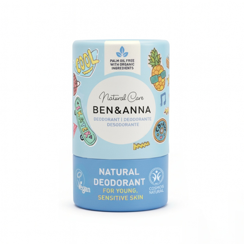 Ben & Anna Přírodní dětský deodorant - modrá