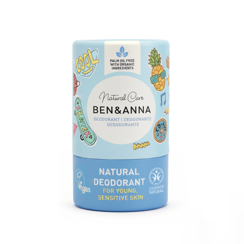 Ben & Anna Přírodní dětský deodorant - modrá