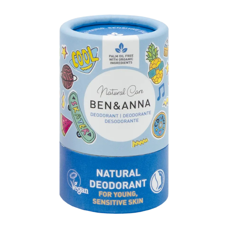 Ben & Anna Přírodní dětský deodorant - modrá
