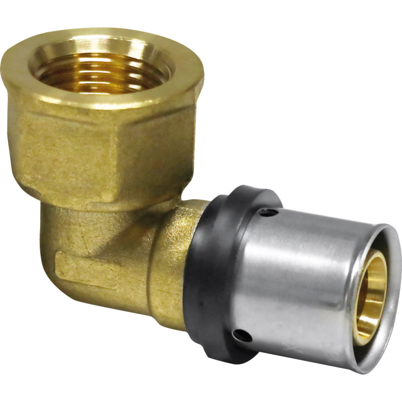 PIPETEC Lisovací koleno PFWI2005 měděné, 20x2 - Rp 3/4