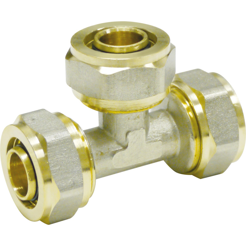 PIPETEC Závitový T-kus SFT202020 měděný, 20x2