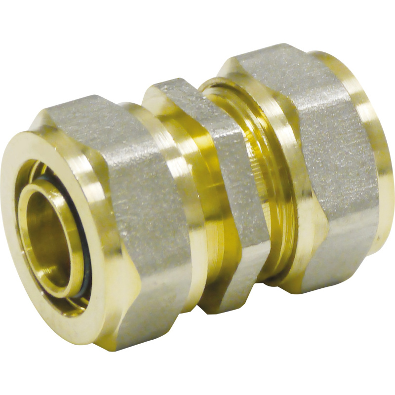 PIPETEC Závitová spojka SFK1616 měděná, 16x2 - 16x2