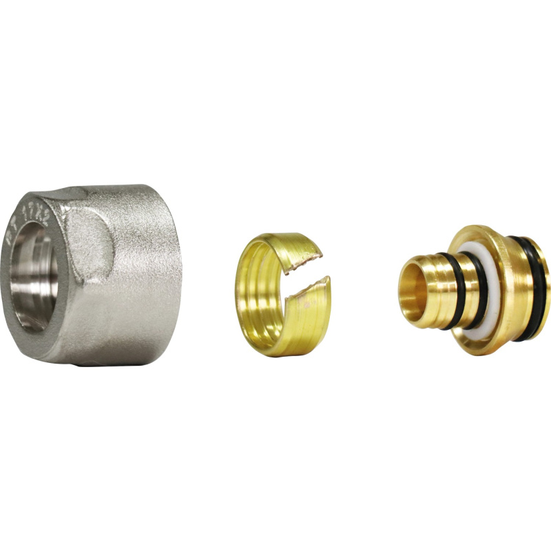 PIPETEC Závitová kompresní přechodka KV20M měděná, 20x2 x EK 3/4